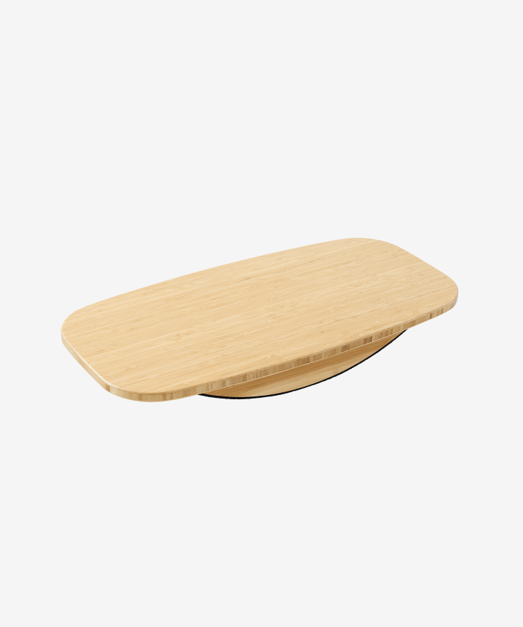 Montessori Planche d'équilibre ROKIT en bois massif Rose