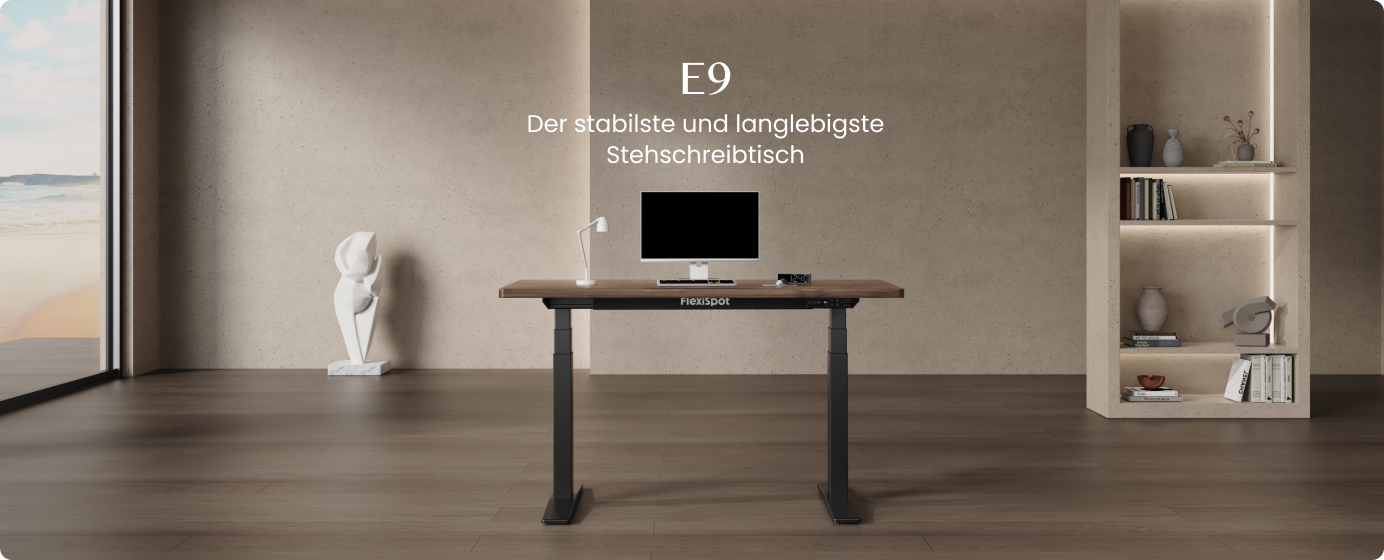 Elektrisch verstellbares Tischgestell mit bürstenlosem Motor E9 