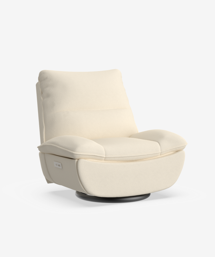 Fauteuil relax pivotant et basculant manuel/électrique